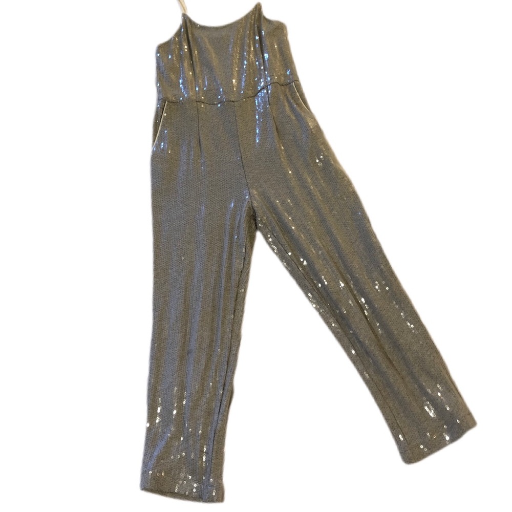 Anthropologie Sequin Jumpsuit